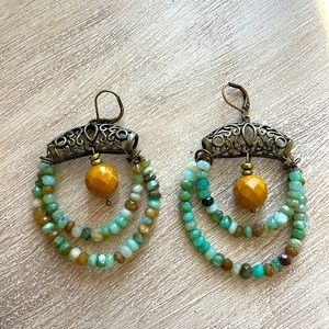 Natural Gemstone Earrings